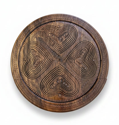 12"Four Hearts divided