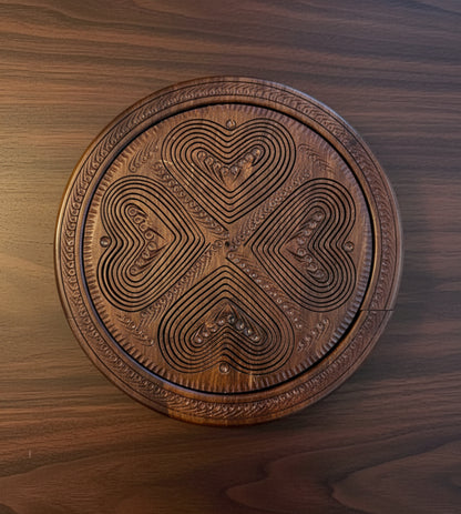 12"Four Hearts divided