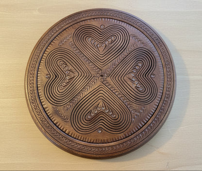 12"Four Hearts divided