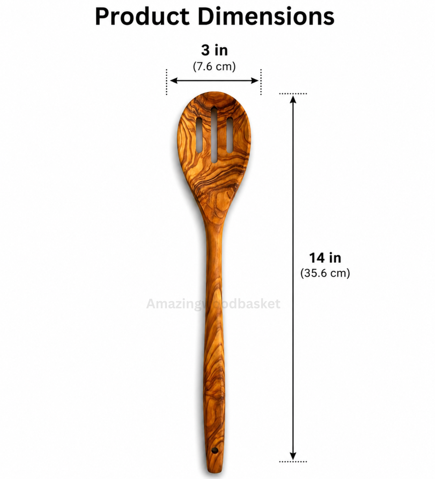long slotted spoon