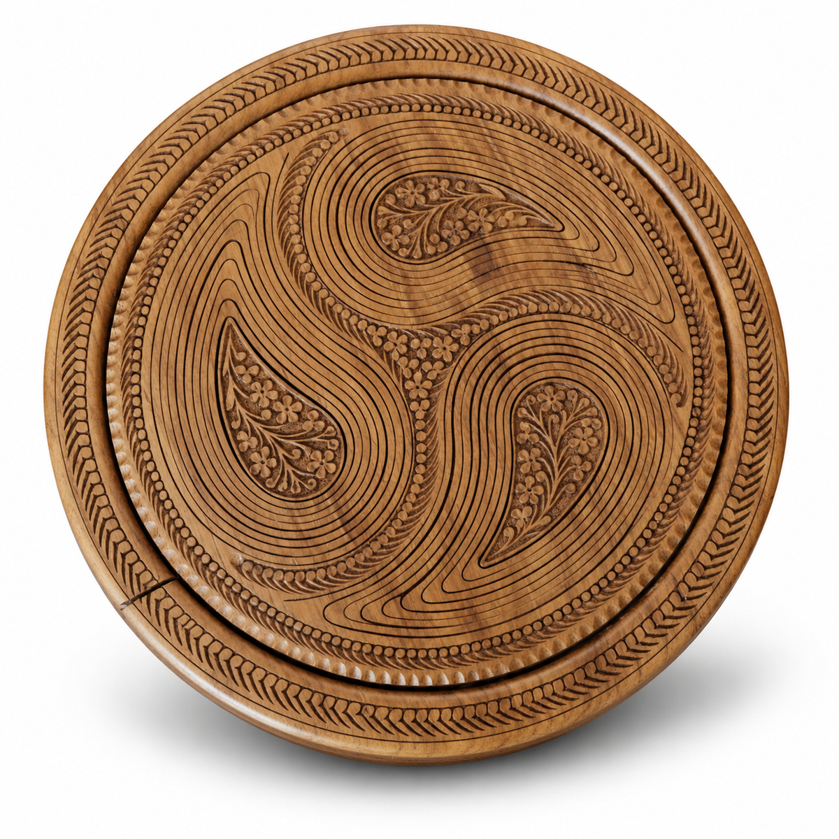 14" three paisleys