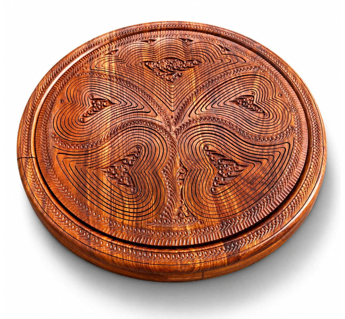 18" Divided Basket, Angel Shape