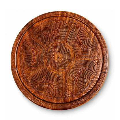 16" divided six compartments