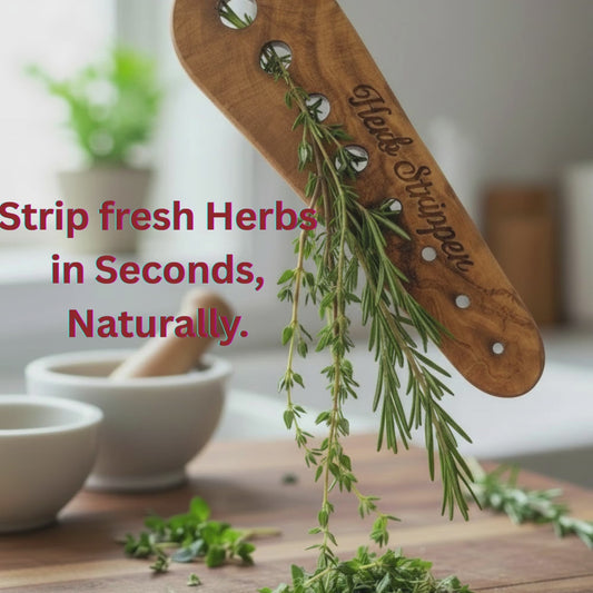 Olive Wood Herb Stripper