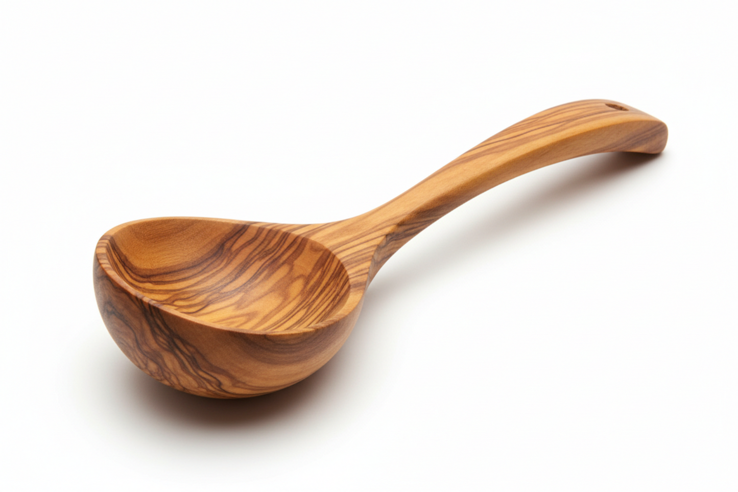 medium ladle Olive Wood (10"X3")